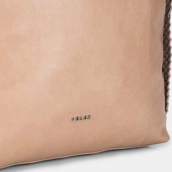 LEATHER HANDBAG - SHOPPING VENUS LEATHER DETAIL WOVEN ON THE SIDE - Picture 5 of 8